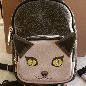 Betsey johnson 2021 Halloween cat mini backpack!